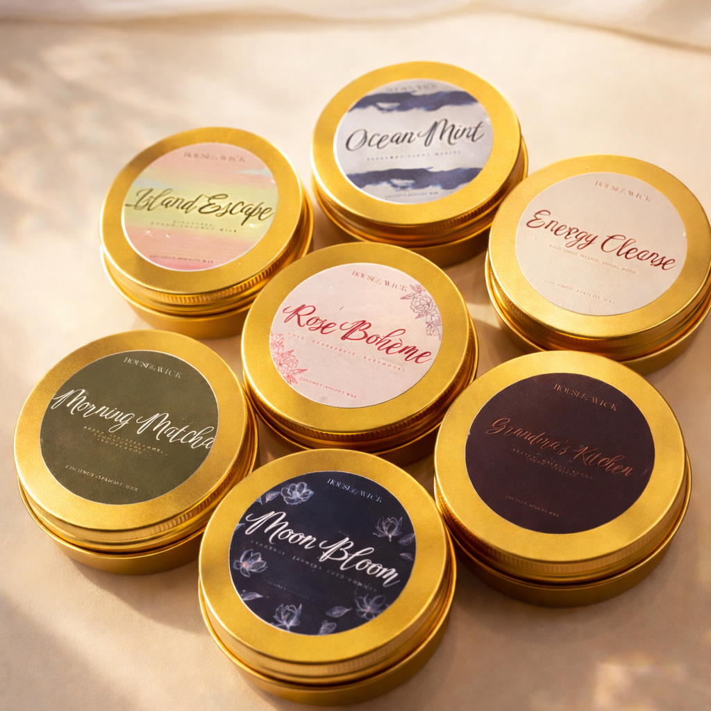House of Wick Discovery Set — handmade artisan candle collection gift set front view