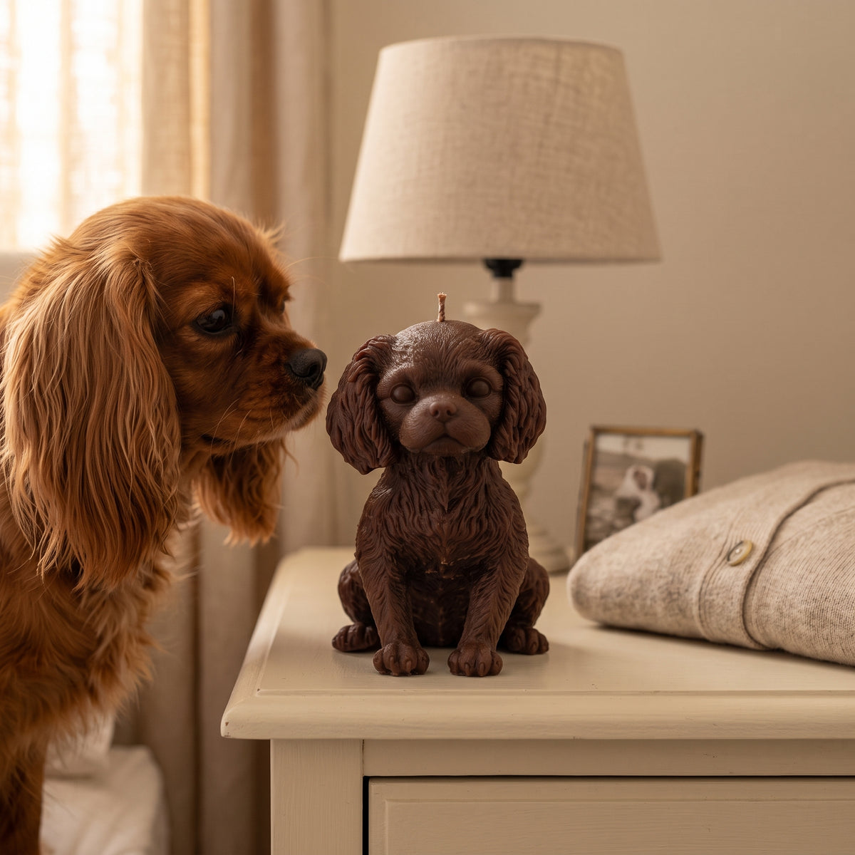 Cavalier King Charles Candle
