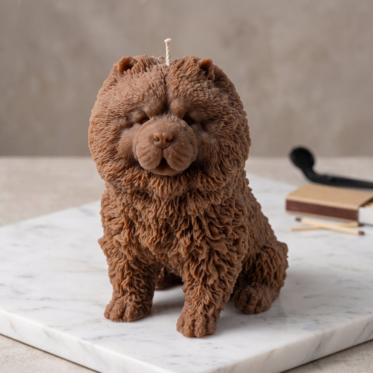 Chow Chow Puppy Candle