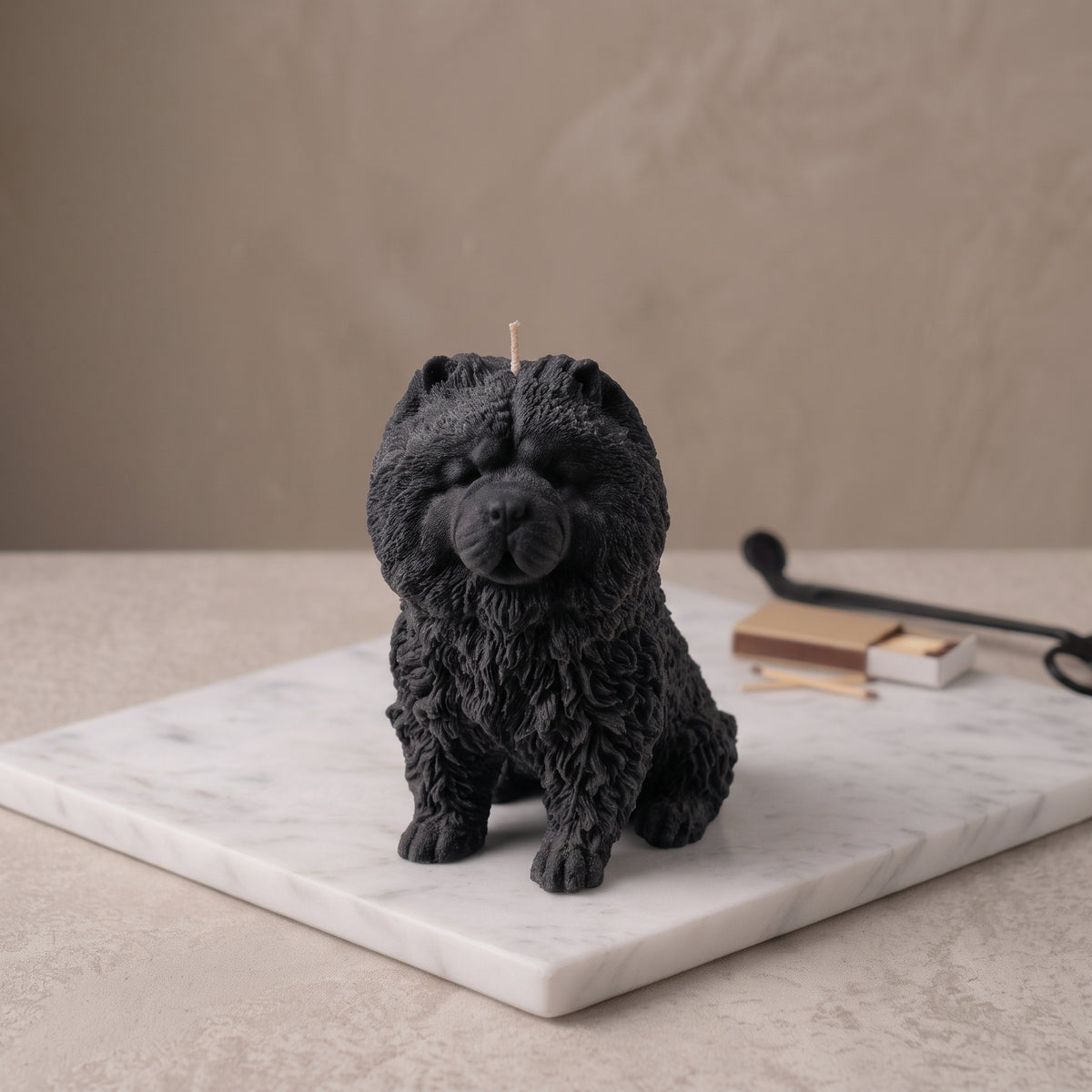 Chow Chow Puppy Candle