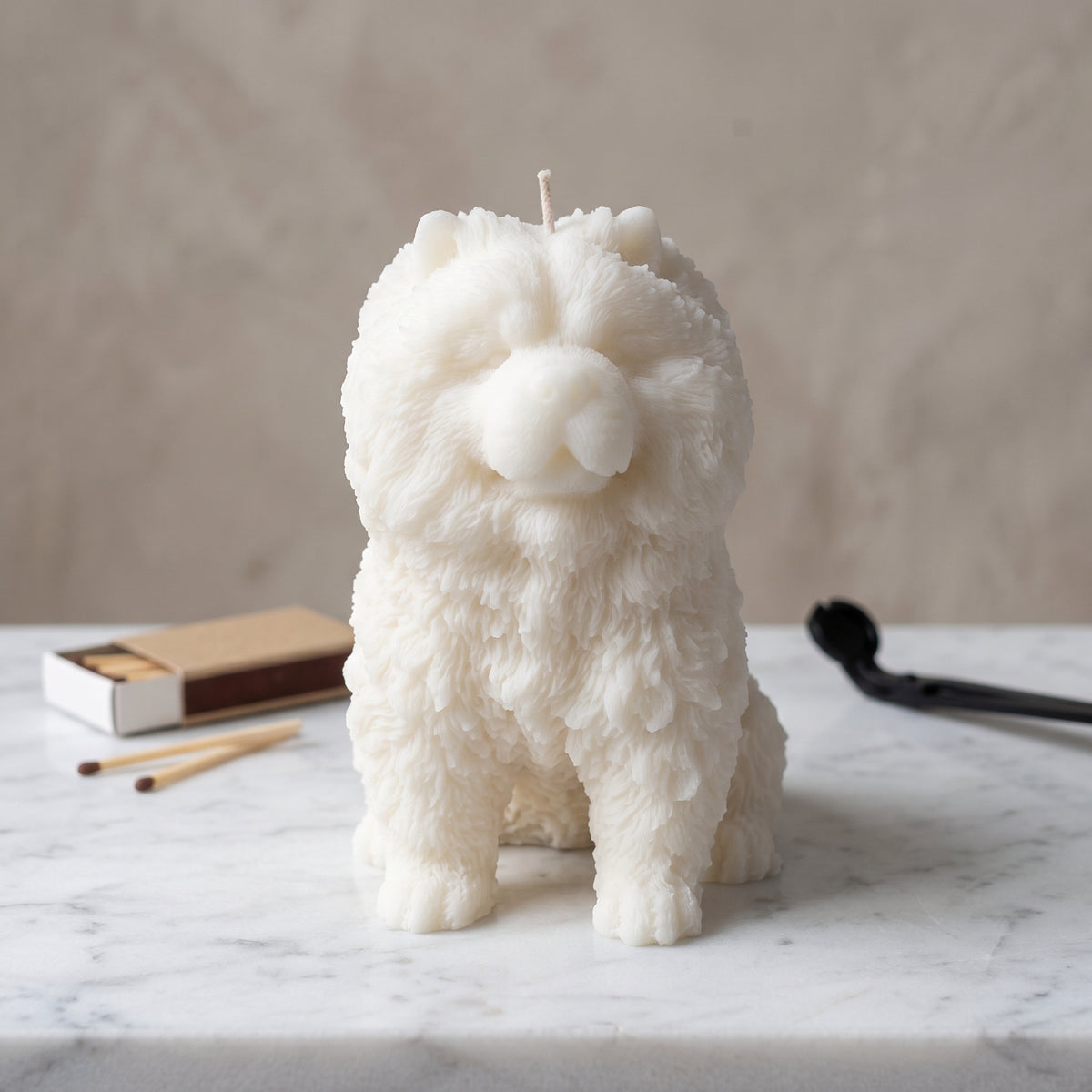 Chow Chow Puppy Candle