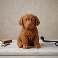 Golden Retriever Puppy Candle