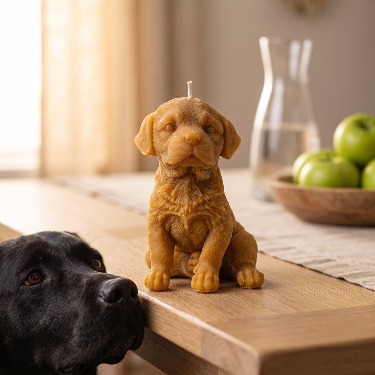 Labrador Puppy Candle