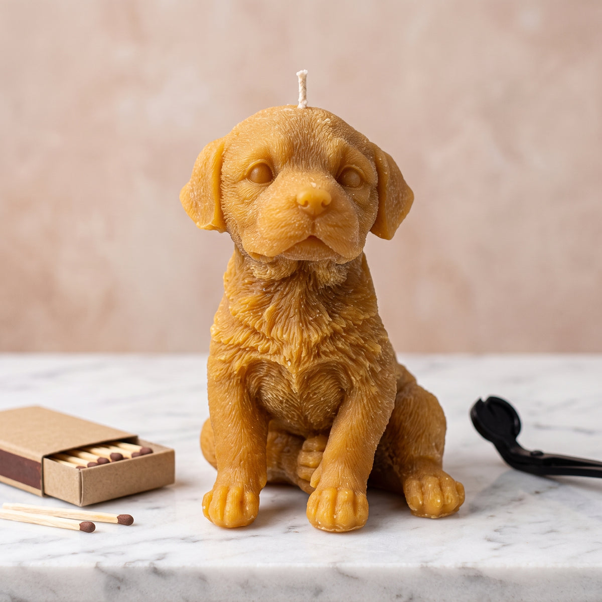 Labrador Puppy Candle