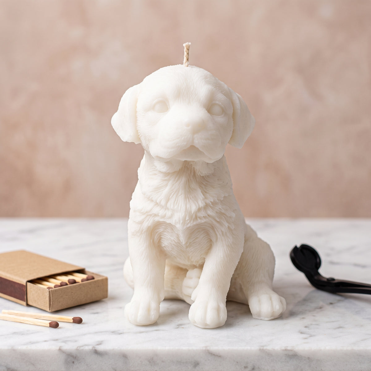Labrador Puppy Candle