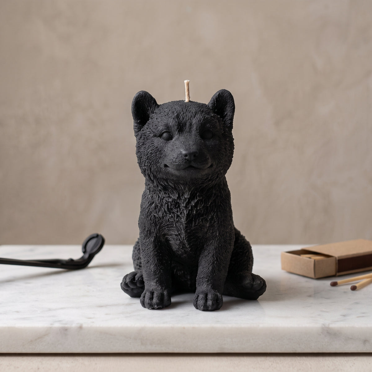 Shiba Inu Puppy Candle