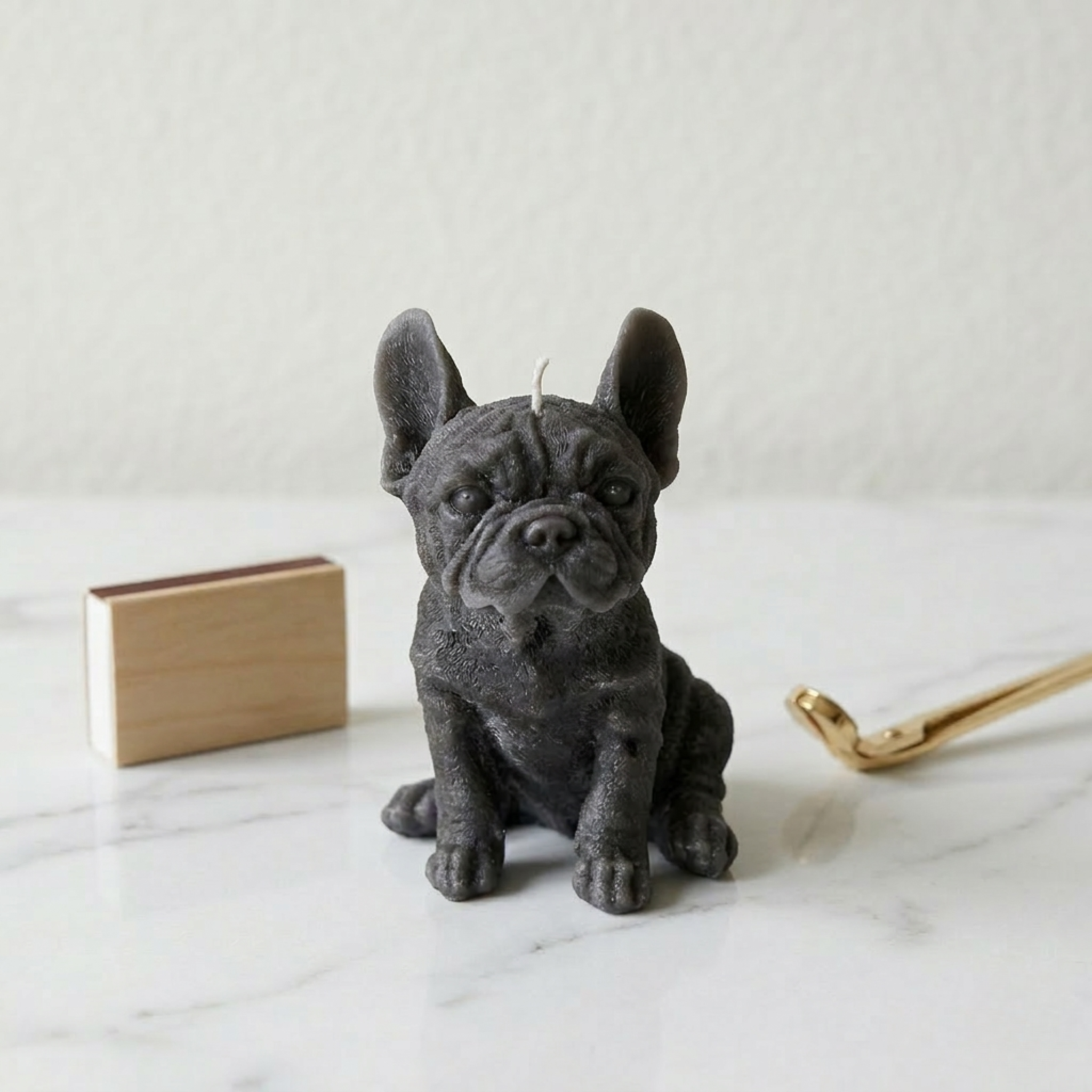 French Bulldog Puppy Candle
