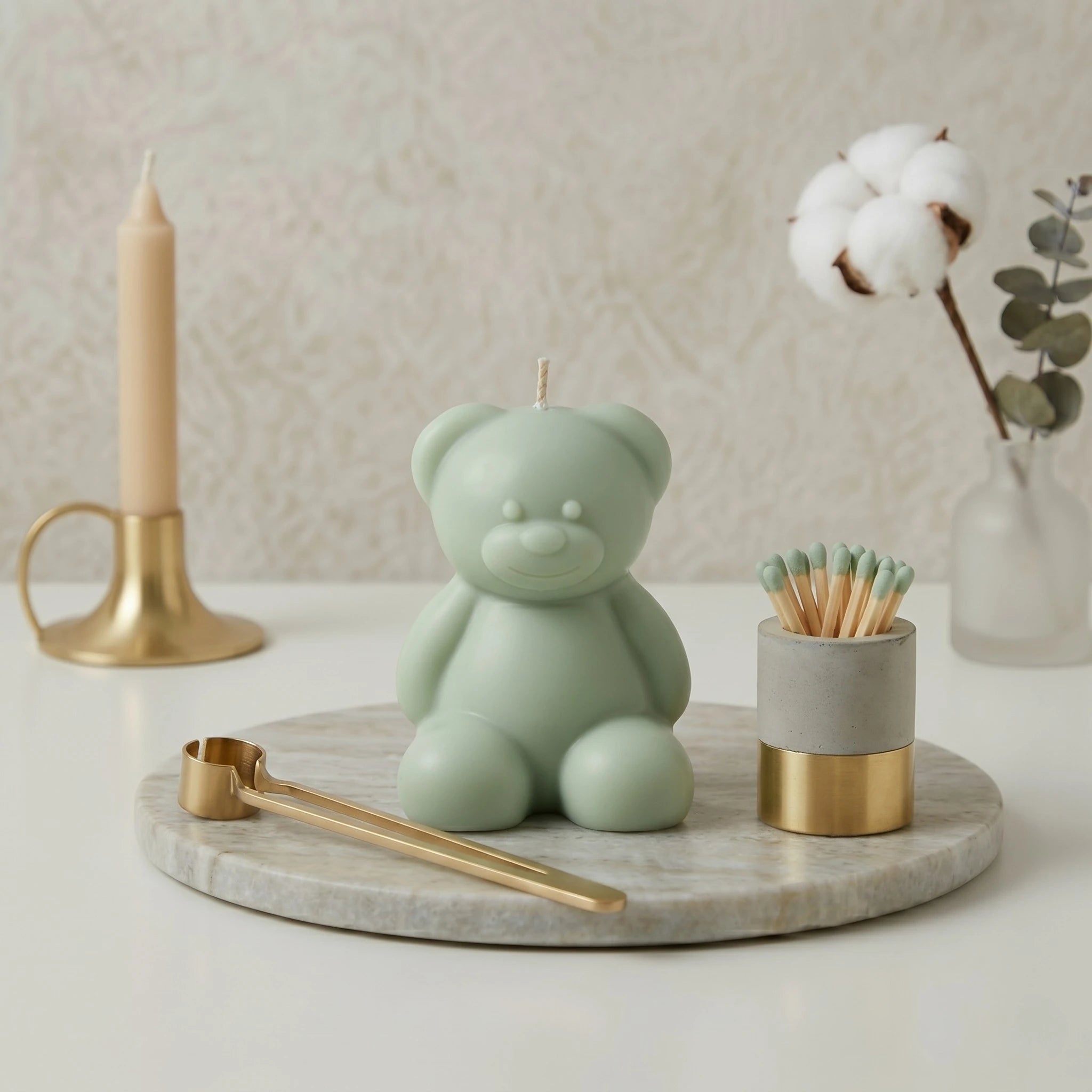 Teddy Bear Candle