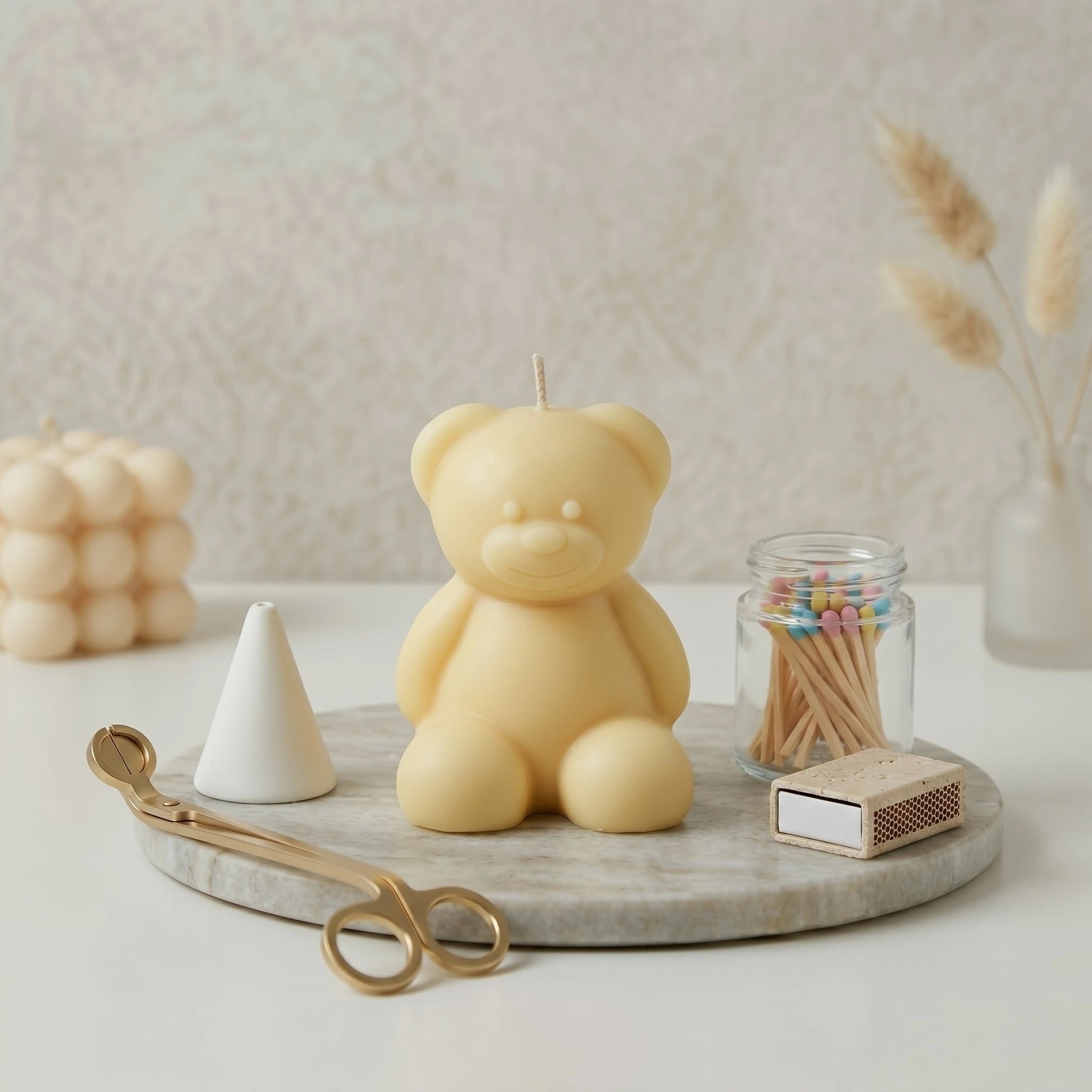 Teddy Bear Candle