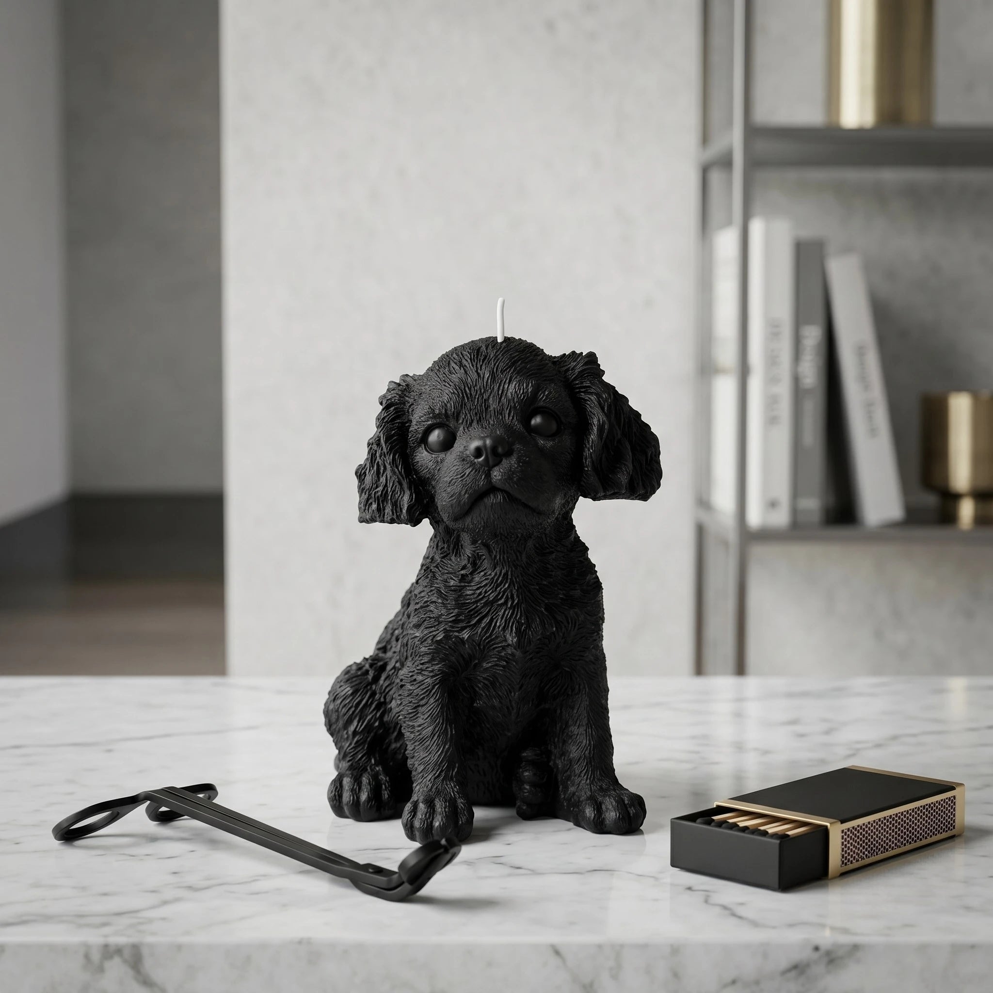 Cavalier King Charles Puppy Candle