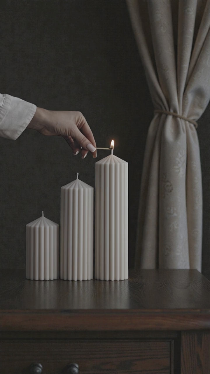 Ribbed Pillars
